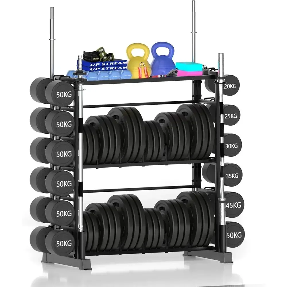 Home Gym Kettlebells - رف تخزين أوزان للصالة الرياضية المنزلية،