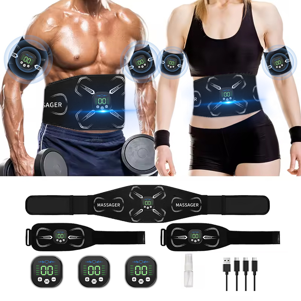 Home Gym Mini - جهاز تحفيز العضلات الكهربائي EMS، مدرب