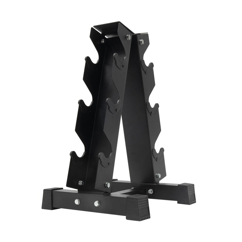رف دمبل معدني موفر للمساحة في  - مراجعة Home Gym Organization وسعره