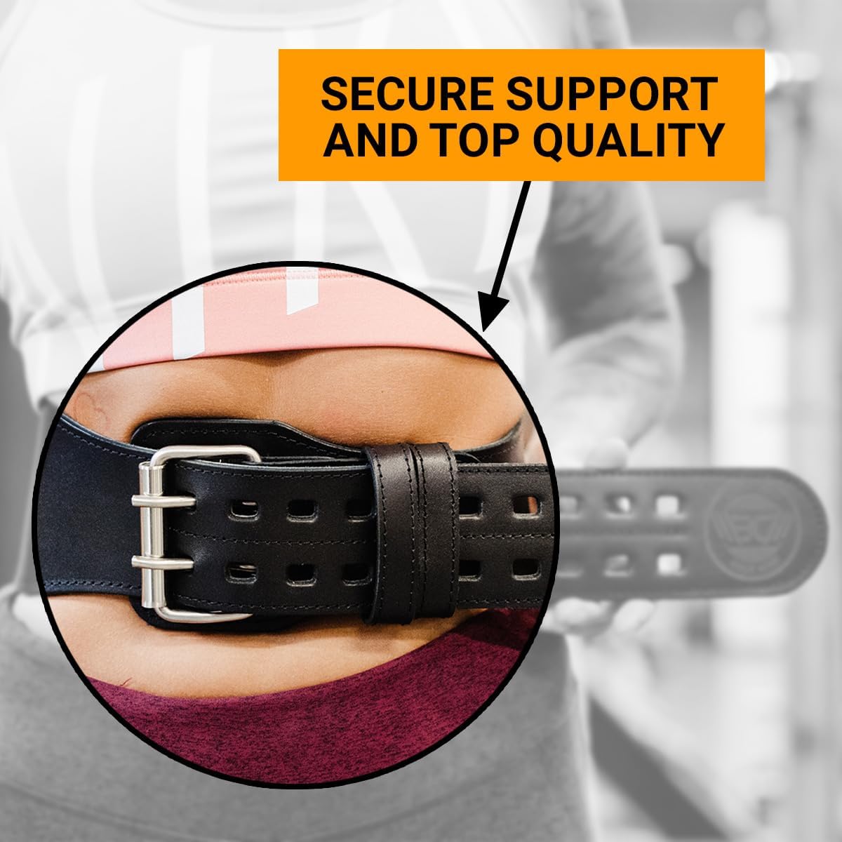 حزام رفع أثقال من الجلد للتمري - مراجعة Weight Belt Lifting وسعره