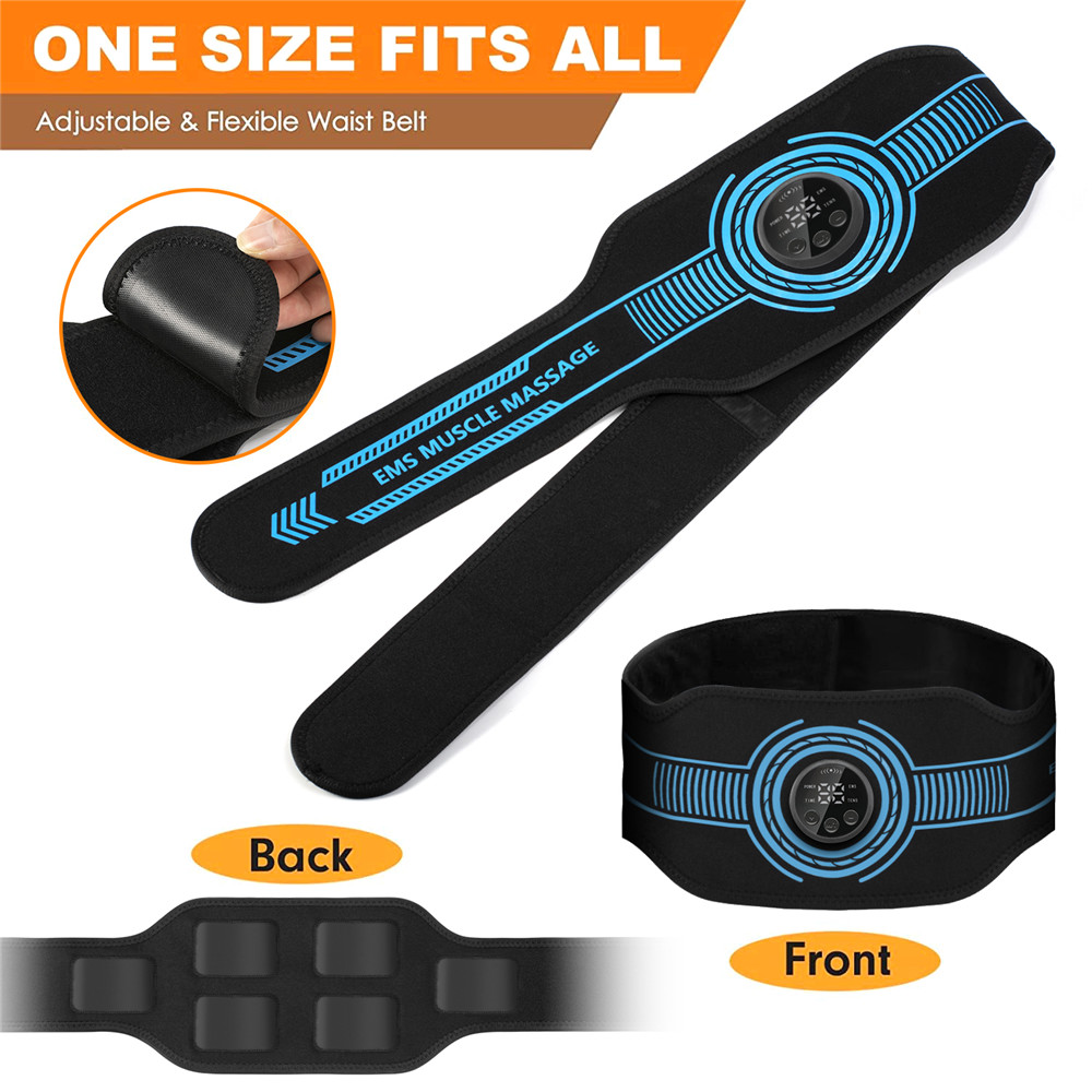 USB قابلة للشحن مدرب عضلات الب - مراجعة Weight Belt Lifting وسعره