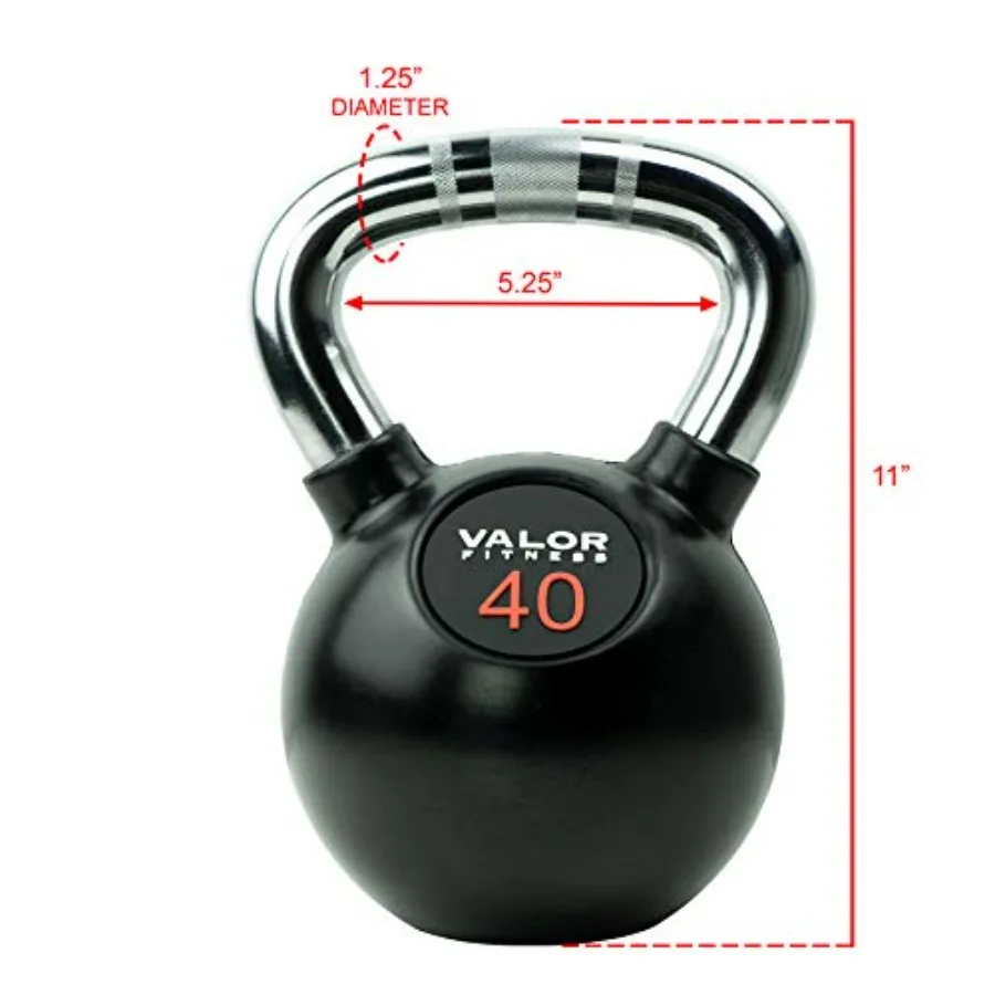 كيتل بيل كروم 40 رطل للاستخدام - مراجعة Home Gym Kettlebells وسعره