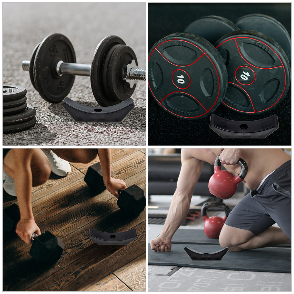 4 قطع حامل دمبل مجوف لتقليل ال - مراجعة Home Gym Organization وسعره